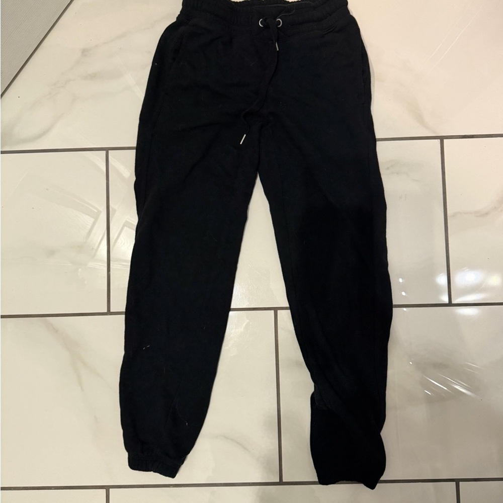 Aerie Boyfriend Black Jogger Sweatpants - Sz XXS